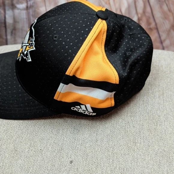 Adidas NHL Pittsburgh Penguins Baseball Cap Hat - Picture 3 of 7